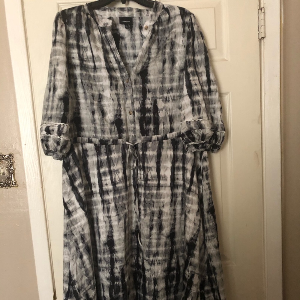 Calf length dress